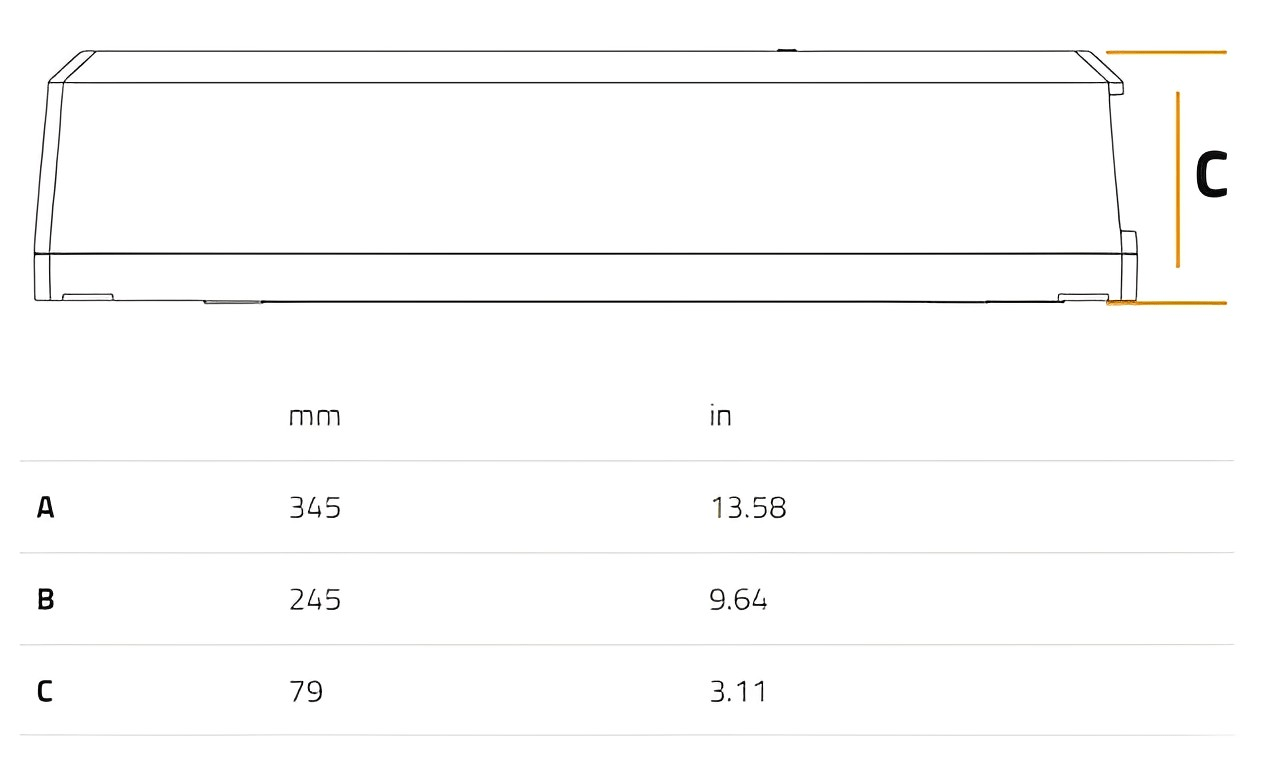 Hertz DBA201F 8" aktiv Subwoofer 440W max - Superflat design - ebiketech