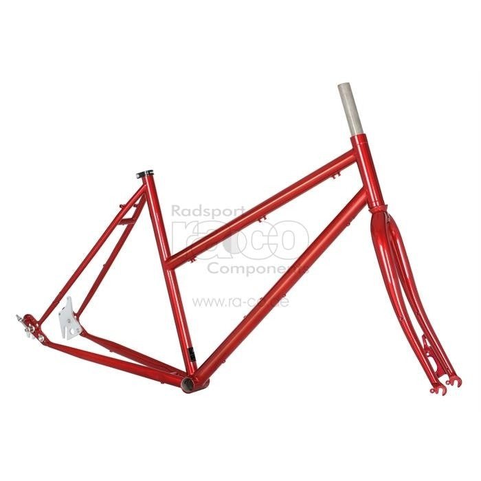 Intec T10 | rammesett | 28 "stålramme inkl. Gaffel | Bare plate | Gates/Rohloff - ebiketech