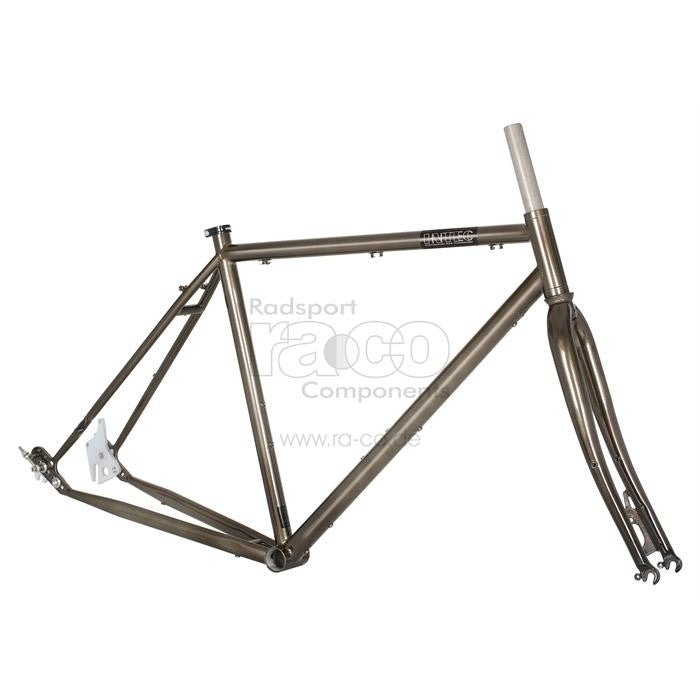 Intec t9 | rammesett | 28 "stålramme inkl. Gaffel | Bare plate | Gates/Rohloff - ebiketech