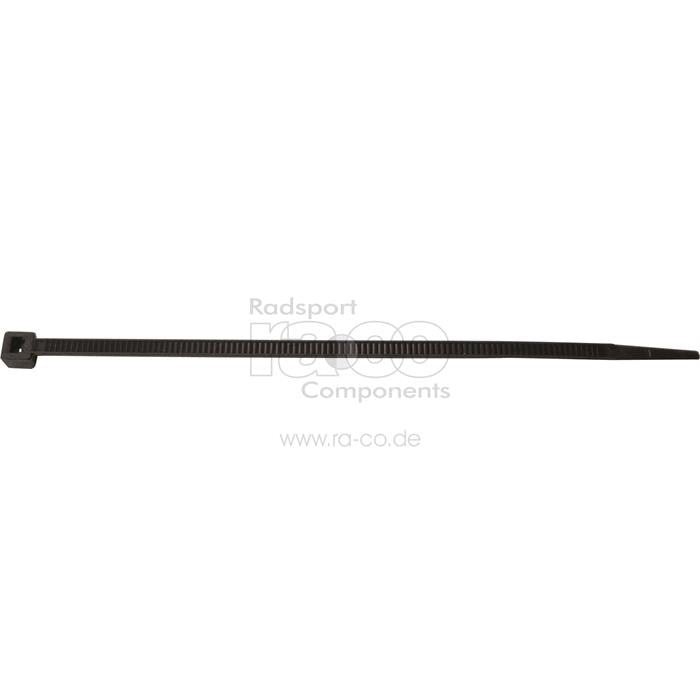 kabel slips svart plast | 100 x 2,5 mm | PA 6.6 | 100 stk - ebiketech