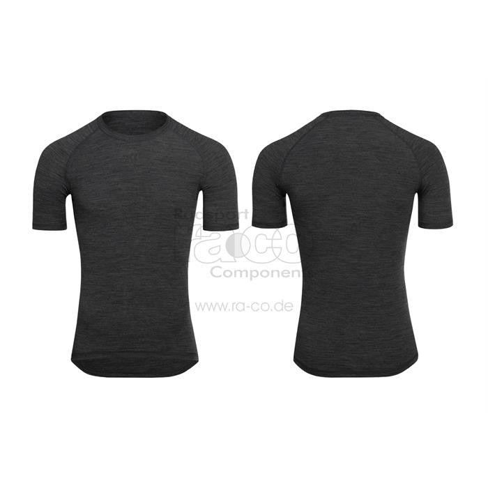 Kalas korte ermet funksjonell skjorte base Z1 | Merino | grå - ebiketech