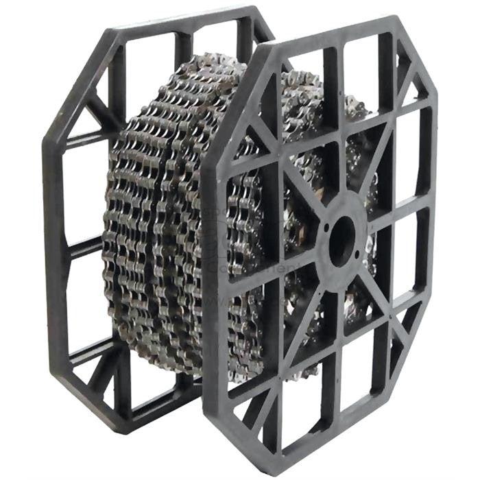 KMC E9 EPT -kjede | 9s | 50 m | sølv | Vei/MTB -kompatibel | for e-sykkel, inkl. 40x messinglink cl566ept, på en rull - ebiketech