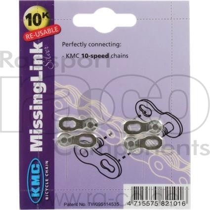 KMC MissingLink 10R EPT Connecting Link | 10s Hg 5,88 mm | 1 par - ebiketech