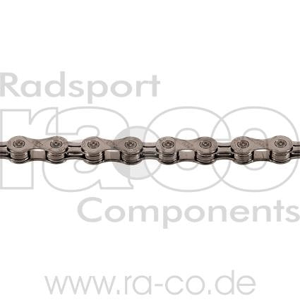 KMC X-10 El Chain | 10s | 114 lenker | sølv | Vei/MTB -kompatibel | åpne indre plater, lys - ebiketech