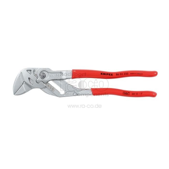 Knipex Multigrip -tang, justerbar 250mm 86 03 250, gummihåndtak - ebiketech