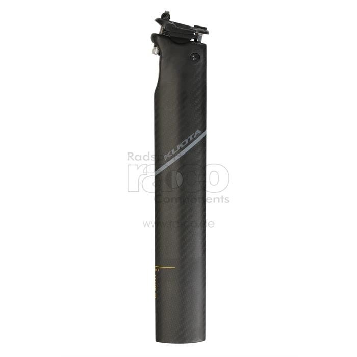Kuota Kalibur Seat Post | karbon | Black Matt / Label Silver | 400 mm - ebiketech
