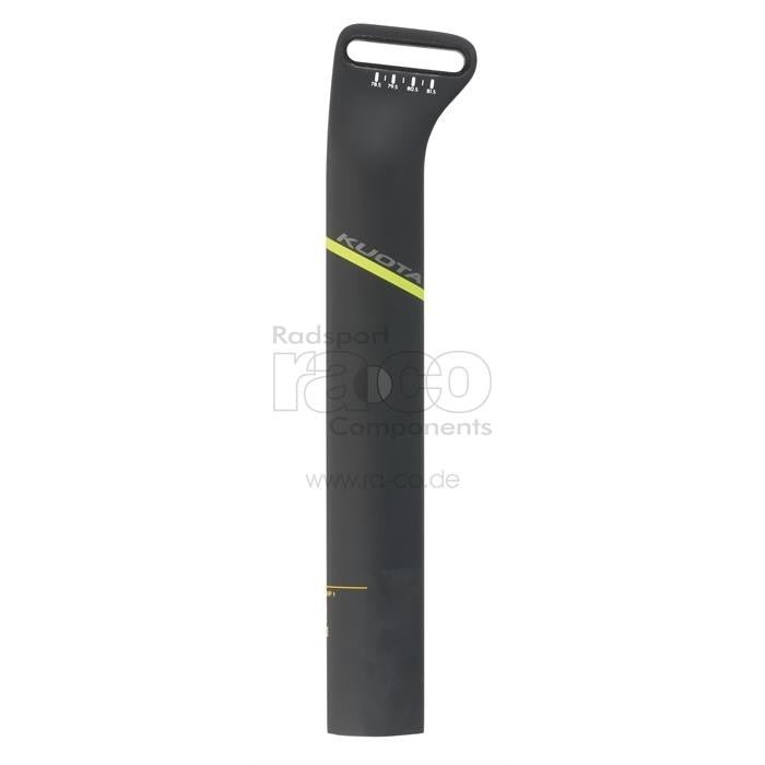 Kuota Ktzero3 Seat Post | karbon | Svart/grønn matt | uten saddleclamp - ebiketech