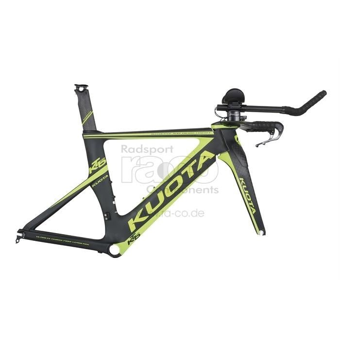 Kuota KTZero5 Frame Kit (inkl. Setepost, hodesett, frontbrems, cockpit) | Svart/kalkmatt - ebiketech