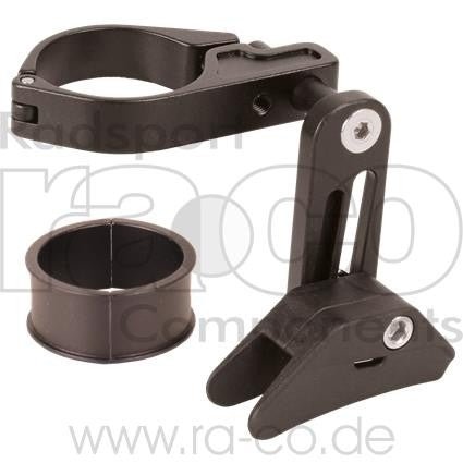 MECYC Chain Guide All-Purpose | legering | svart | å montere på seterør 31,8 mm og 34,9 mm | Kort versjon | Justerbar høyde 35 mm - ebiketech