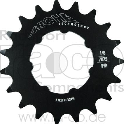 Miche Alloy Pinion | bred, 3 mm (1/2 "x 1/8") | svart - ebiketech