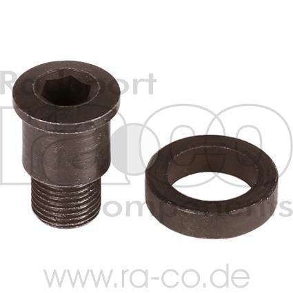 Miche Chain Ring Screw + Spacer | Passer til tråd i veivarm - 1929c / 19313 - ebiketech