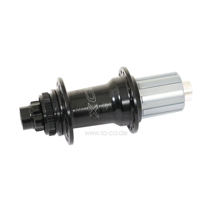 Miche Race DX CL Bakhjul Hub Disc | HG11 | 32 hull | svart | For gjennom akselen 12 mm, HH12X142, midtlås - ebiketech