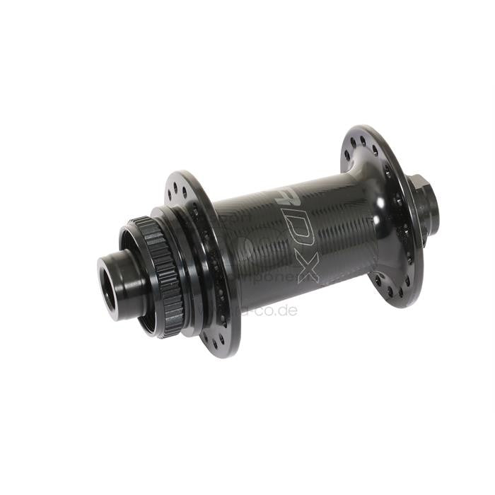 Miche Race DX CL forhjul Hub Disc | 32 hull | svart | For gjennom akselen 12 mm, HH12X100, midtlås - ebiketech