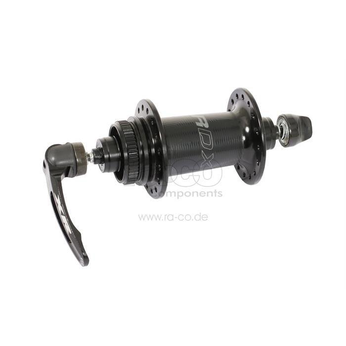 Miche Race DX CL forhjul Hub Disc | 32 hull | svart | QR, Centerlock - ebiketech