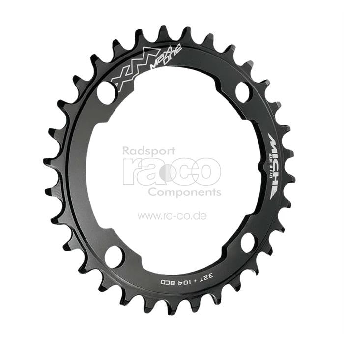Miche XM Maxi One Narrow Wide Chain Ring | 104 mm BCD | svart | 38 tenner - ebiketech