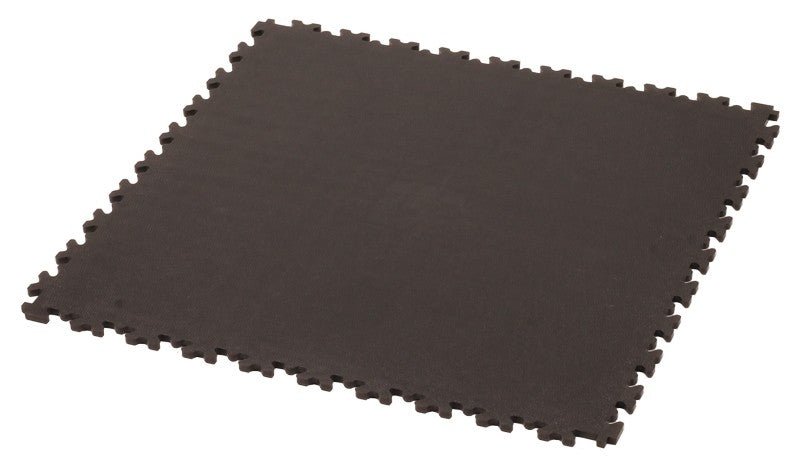 PVC Workshop Floor Tile | svart | 50x50x0,7 cm - ebiketech