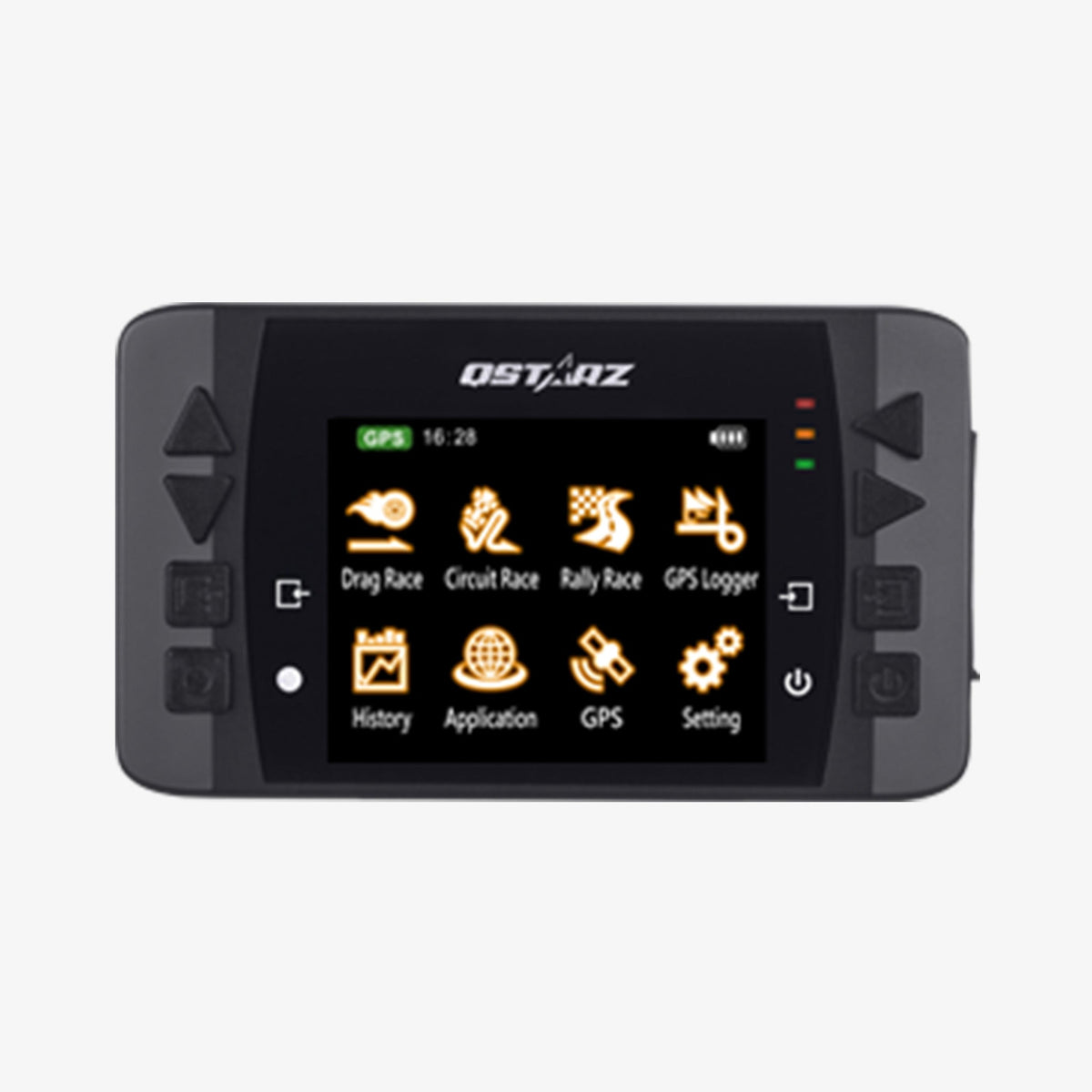 QSTARZ LT-6000S GPS Tracker / Lap Timer / Datalogger m/2.4" fargeskjerm og frontrutefeste - ebiketech