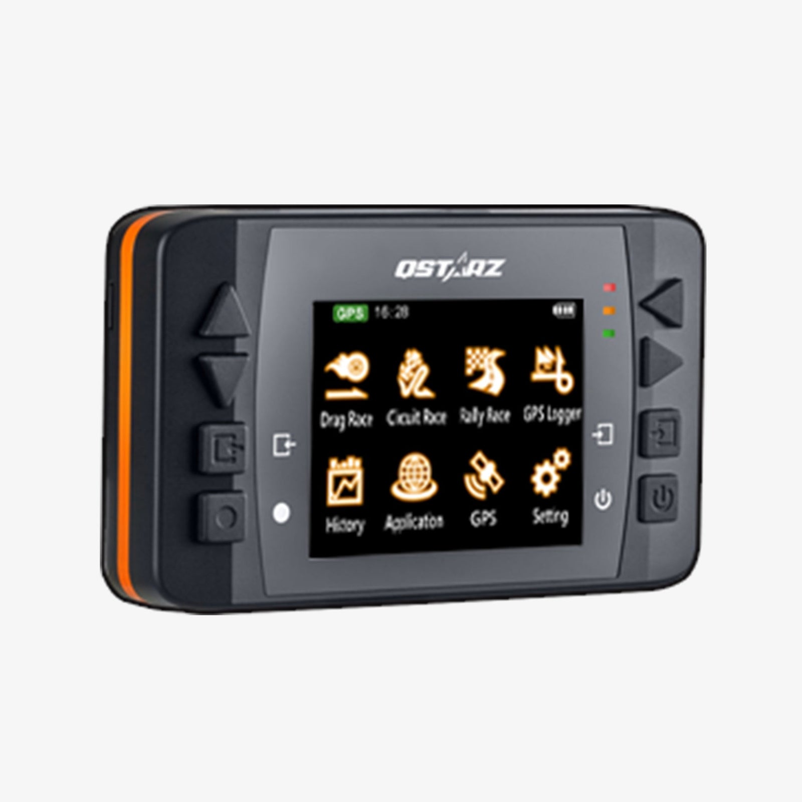 QSTARZ LT-6000S GPS Tracker / Lap Timer / Datalogger m/2.4" fargeskjerm og frontrutefeste - ebiketech