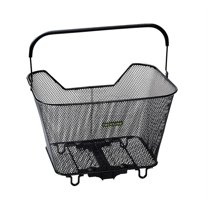 RackTime Baskit 2.0 Stor kurv inkl. Snapit -adapter | svart - ebiketech