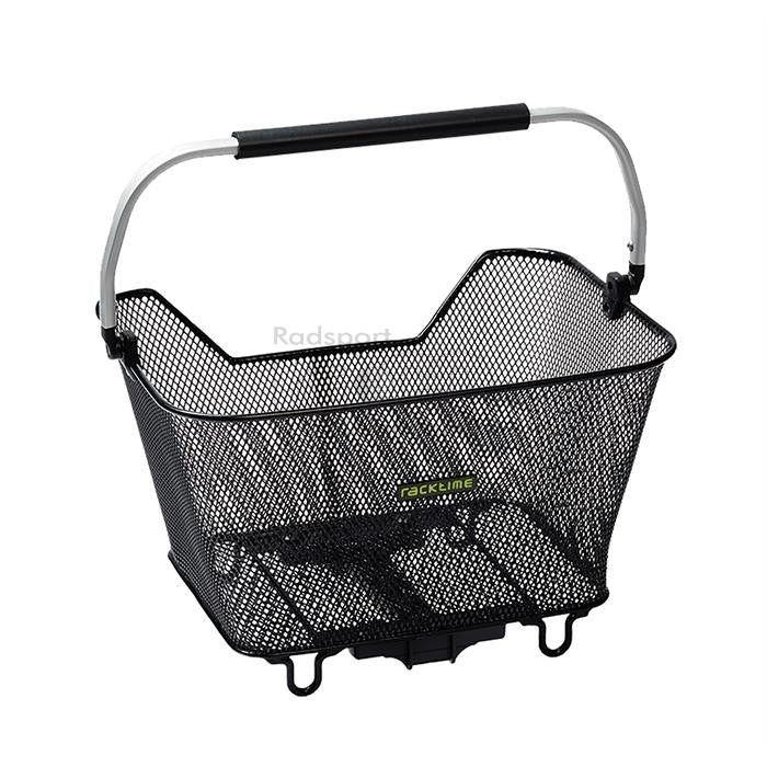 RackTime Baskit Deluxe 2.0 Basket inkl. Snapit -adapter | svart - ebiketech
