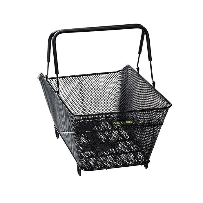RackTime Baskit Trunk 2.0 Stor kurv inkl. Snapit -adapter | svart - ebiketech