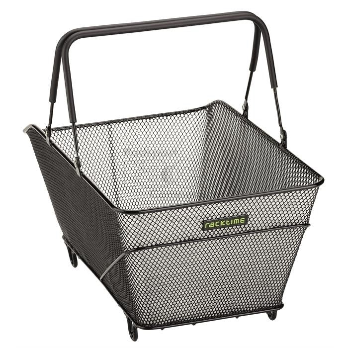 RackTime Baskit Trunk Basket inkl. Snapit -adapter | svart - ebiketech