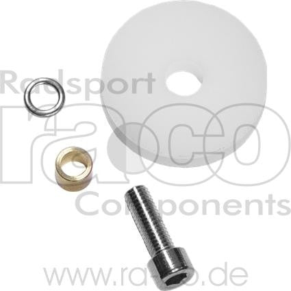 remskive for frontderailleur | For festing til seterøret | med skrue M5 x 20 - ebiketech