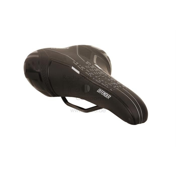 Selle Bassano Defender | Race Saddle | anti-kompresjon | Jernbane Cr/Mo | svart - ebiketech