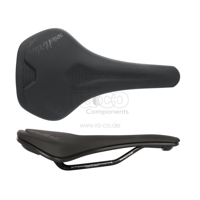 Selle Italia Model y Black | Offroad Saddle | jernbanemangan | Greentech, Shell Nylon-Carbon | 292 g - ebiketech