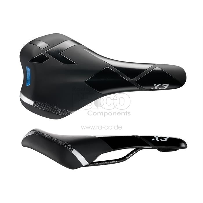 Selle Italia x3 e | Sportssadel | Jernbane FEC -legering | Dekk Duro-Tek | 295 g - ebiketech