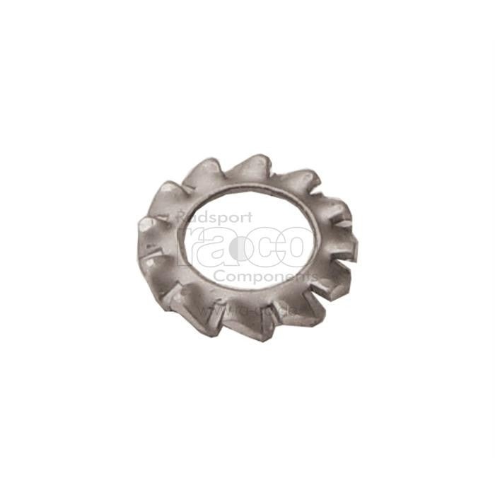 Serrated låseskive, rustfritt stål | 6,4 mm | Hver pakke 250 stk - ebiketech