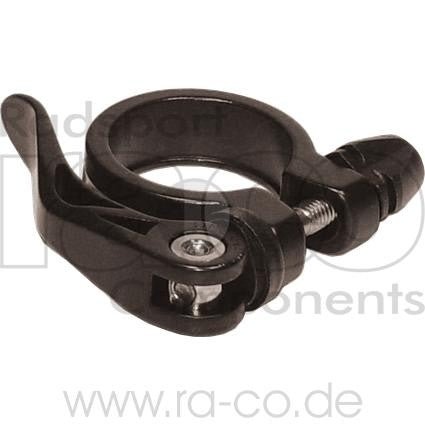 Setepostklemme | legering | 31,8 mm | svart | inkl. Hurtigutløser - ebiketech