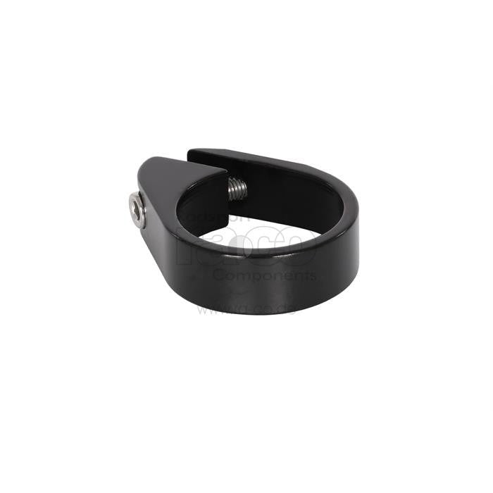 Setepostklemme | legering | 35,0 mm | svart | skråklemme - ebiketech