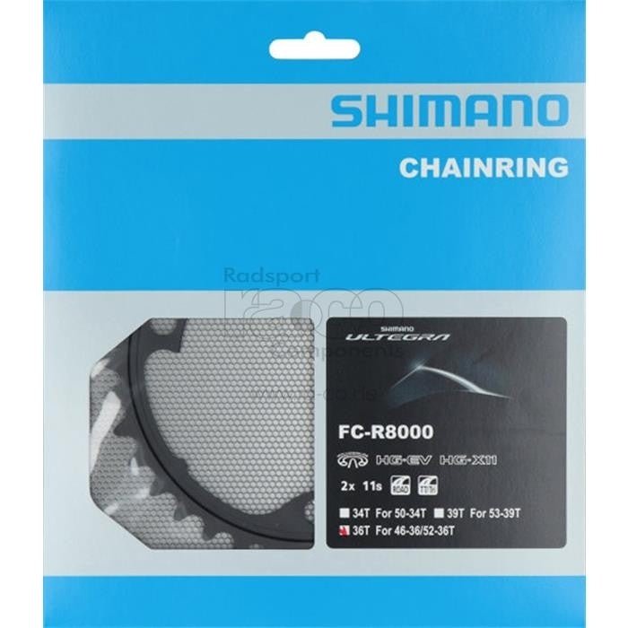 Shimano Ultegra FC-R8000 kjede ring | 110 mm | 36 tenner | 4 hull - ebiketech