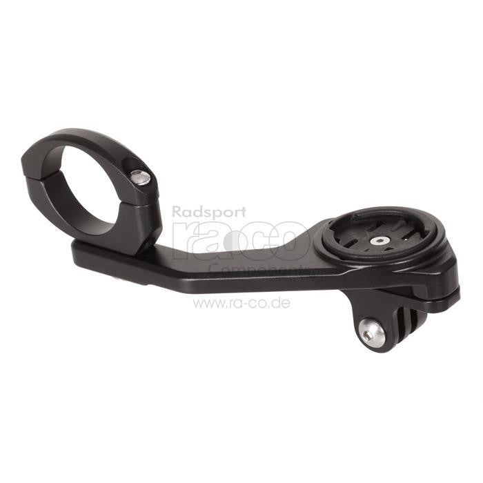 Styret monter for Garmin og GoPro | 31,8 mm | svart - ebiketech