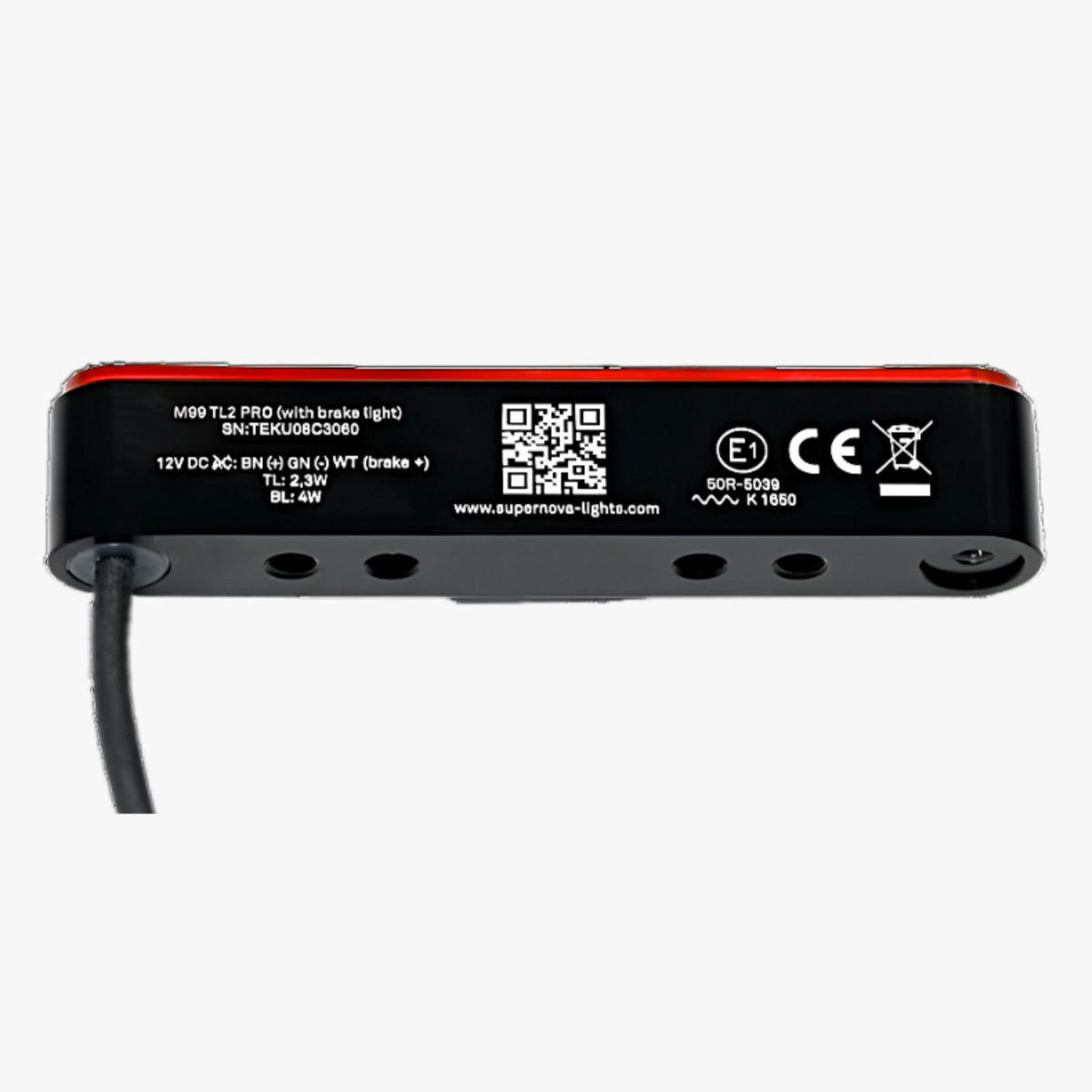 Supernova M99 Tail light 2 Pro 12V El-Sykkel baklys - ebiketech