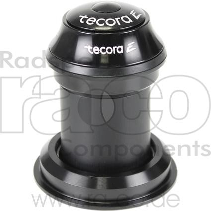 Tecora E 1 1/8 " + 1 1/2" Tapered headset ZS44/56 | legering | svart | Høyde 19,8 mm | Kassett 36 ° x 45 °, 45 ° x 45 ° - ebiketech