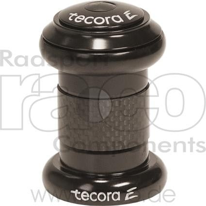 Tecora E 1 1/8 "Headset EC34 | Legering | Svart | Høyde 27,5 mm | Kassett 36 ° X 45 ° - ebiketech
