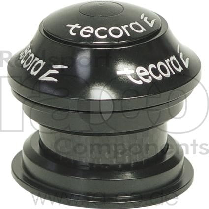 Tecora E 1 1/8 "Headset ZS44 | Legering | Svart | Høyde 22 mm | Kassett 36 ° X 45 ° - ebiketech