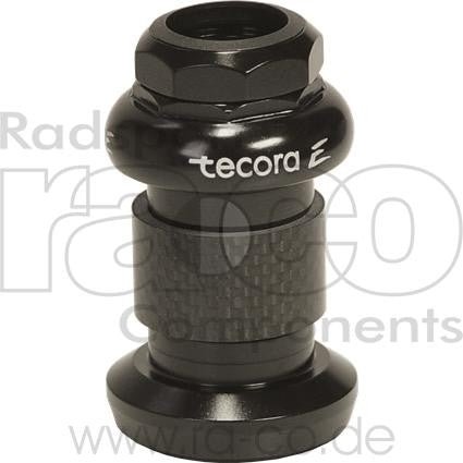 Tecora E 1 "Gjenget headset EC30 | Legering | Svart | 36 mm | Ball u. Nålruller - ebiketech