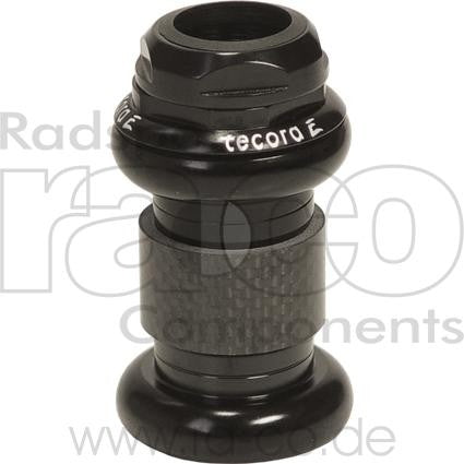 Tecora E 1 "Gjenget headset EC30 | Legering | Svart | Høyde 37 mm | Kassett med 36 ° x 45 ° - ebiketech