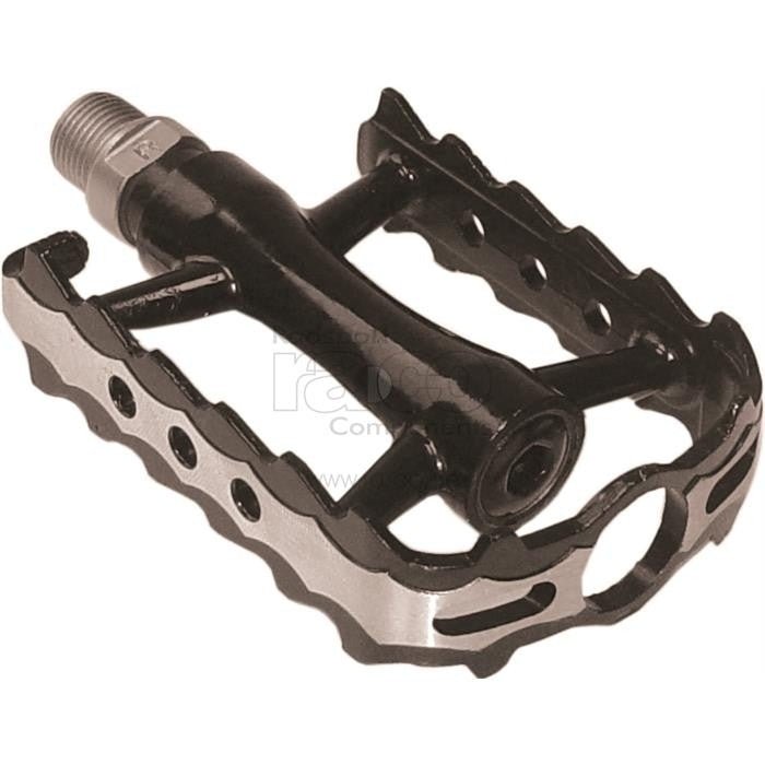 Tecora e allround mtb pedaler | Svart/sølv - ebiketech