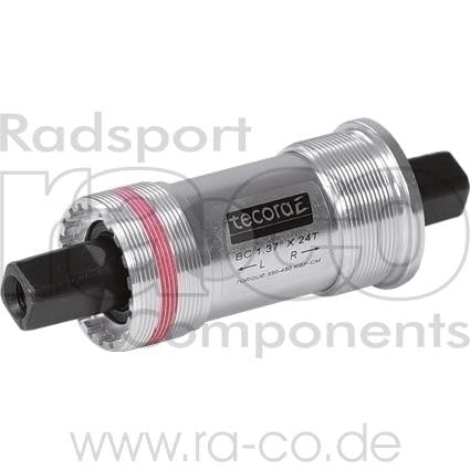Tecora e aluminiums bunnbeslag | firkant | BSA | 1,37 "x 24 tpi, 68 mm - ebiketech