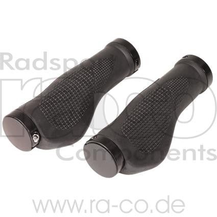 Velo ergo | skrudd grep | Par | svart | 130 mm - ebiketech