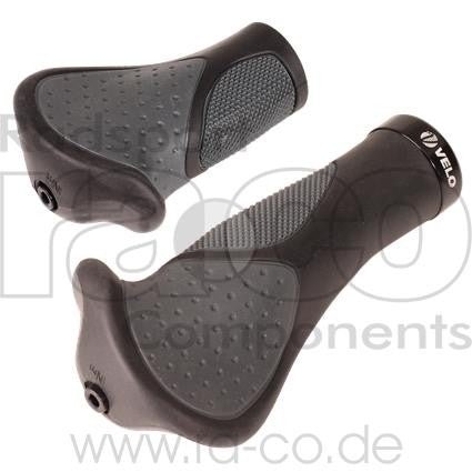 Velo Ergogel D3 | skrudd grep | Par | svart | 135/92 mm - ebiketech