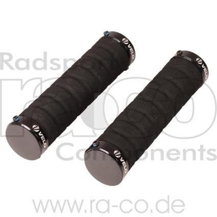 Velo lys | skrudd grep | Par | svart | 130 mm - ebiketech