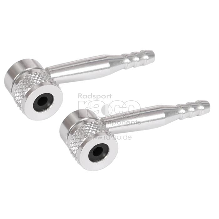 Ventiladapter 90 ° for skivehjul | SCLAVERAND VALVE | legering | sett med 2 stykker - ebiketech
