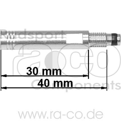 Ventilforlengelse for sclaverand ventil | Legering 30 mm | 5 stykke - ebiketech