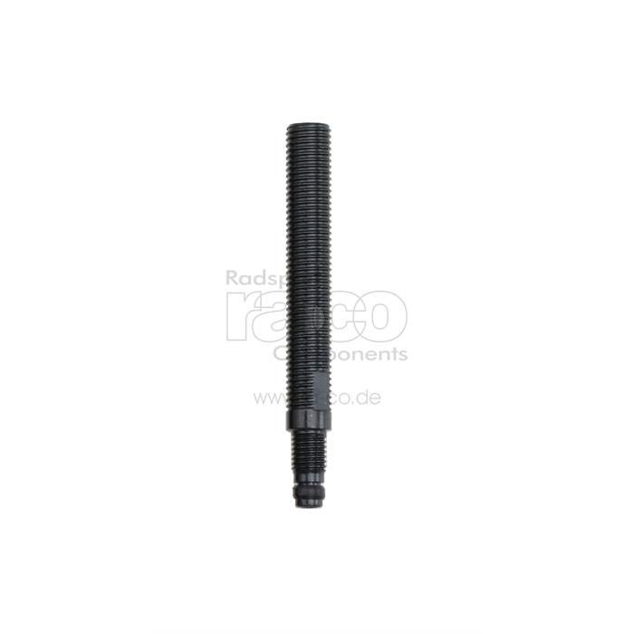 Ventilforlengelse for sclaverand ventil / rørløs, UST | For høyprofilerte felger | Legering 40 mm | svart | 2 stk - ebiketech