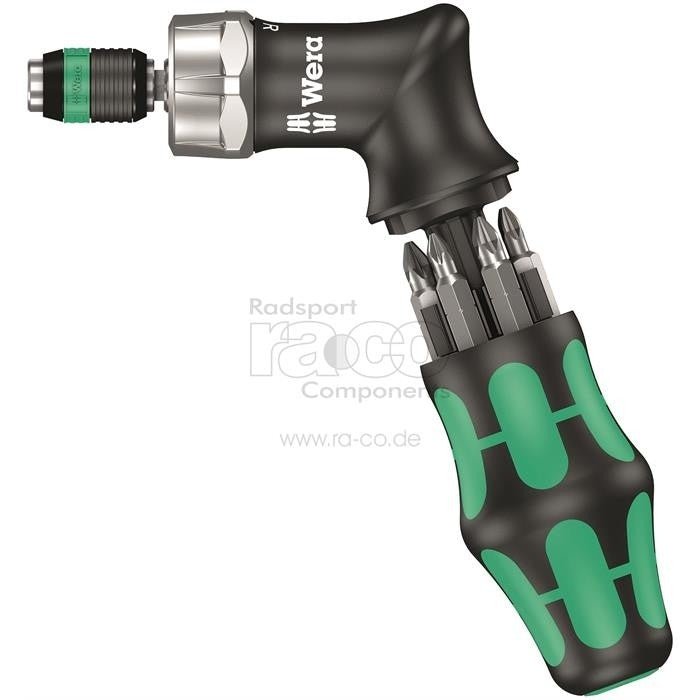 Wera pistolformat Ratchet driver med 6 bit holder - ebiketech